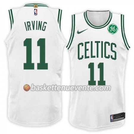 Maillot Basket Boston Celtics Kyrie Irving 11 Nike 2017-18 Blanc Swingman - Homme